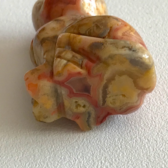 Natural Crazy Lace Agate Kitty - Picture 5 of 11